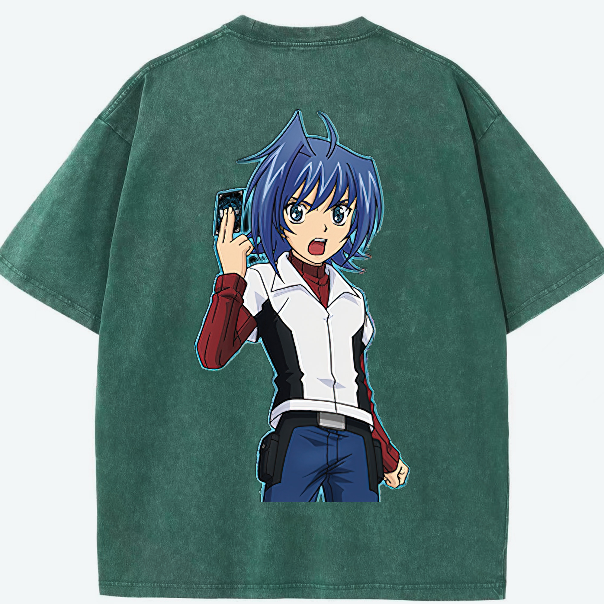 （画像用） 遊☆戯☆王 Yu-Gi-Oh! 綿100% ヴィンテージ風 半袖Tシャツ（背面プリント）